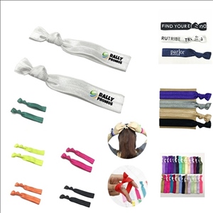 Stretchy Knotted Organic Satin Large Satin Hair Ties